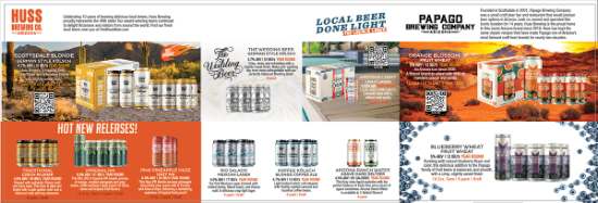 Brochure design, inside spread