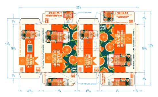 Retail package design, front panel